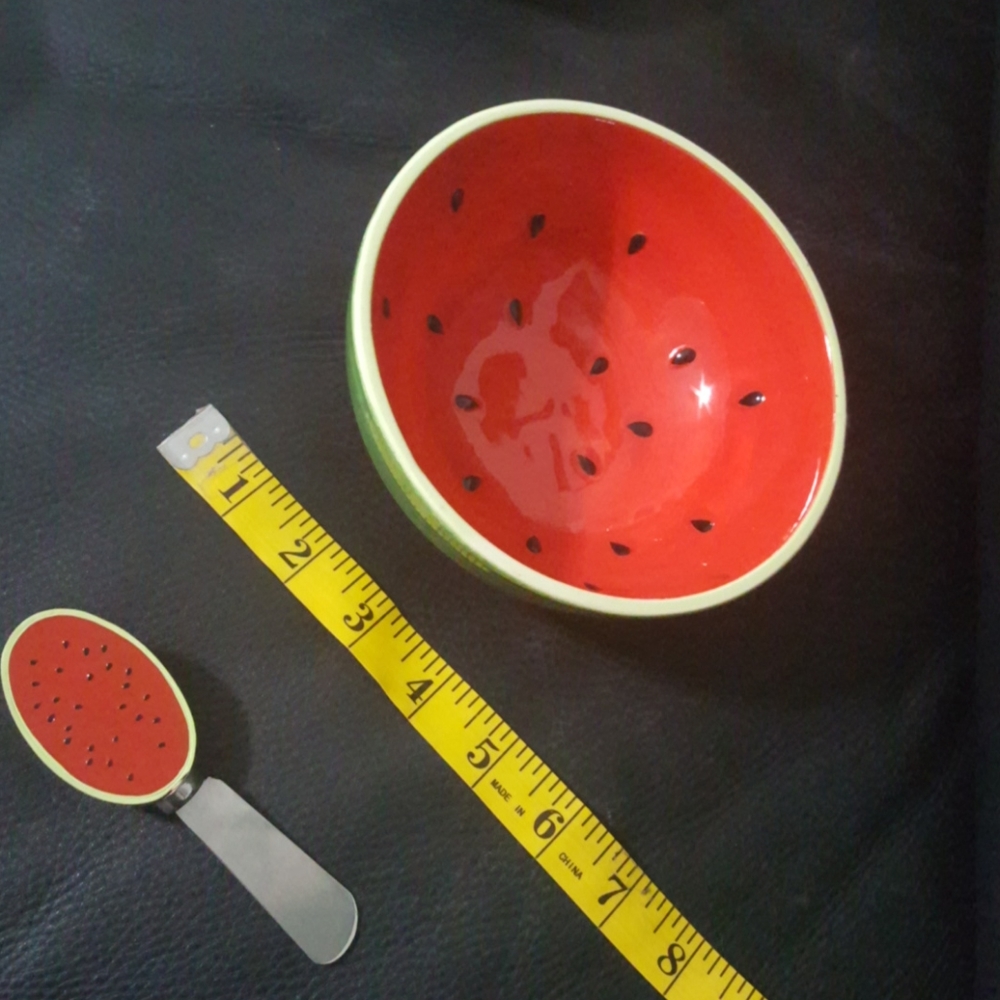 Robin Pickens. Watermelon bowl & spreader. - Picture 5 of 5